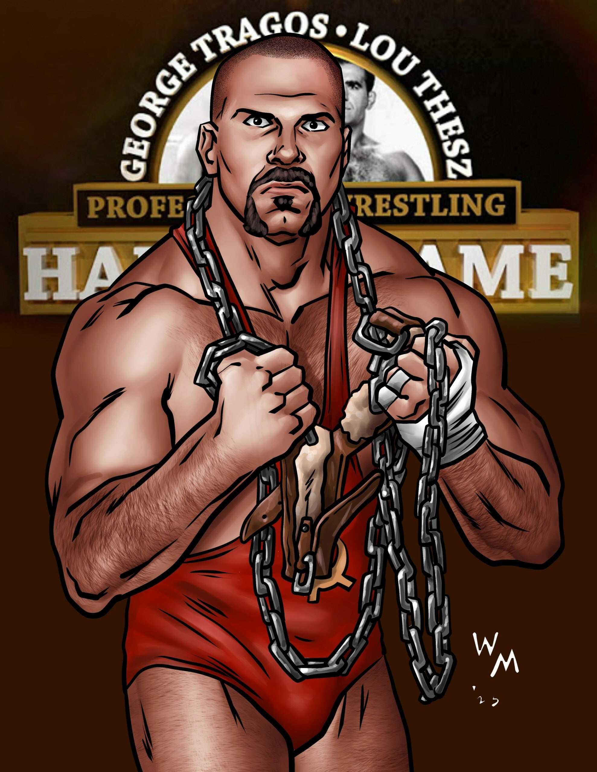 George Tragos-Lou Thesz Professional Wrestling Hall of Fame Game Set 4 image 0