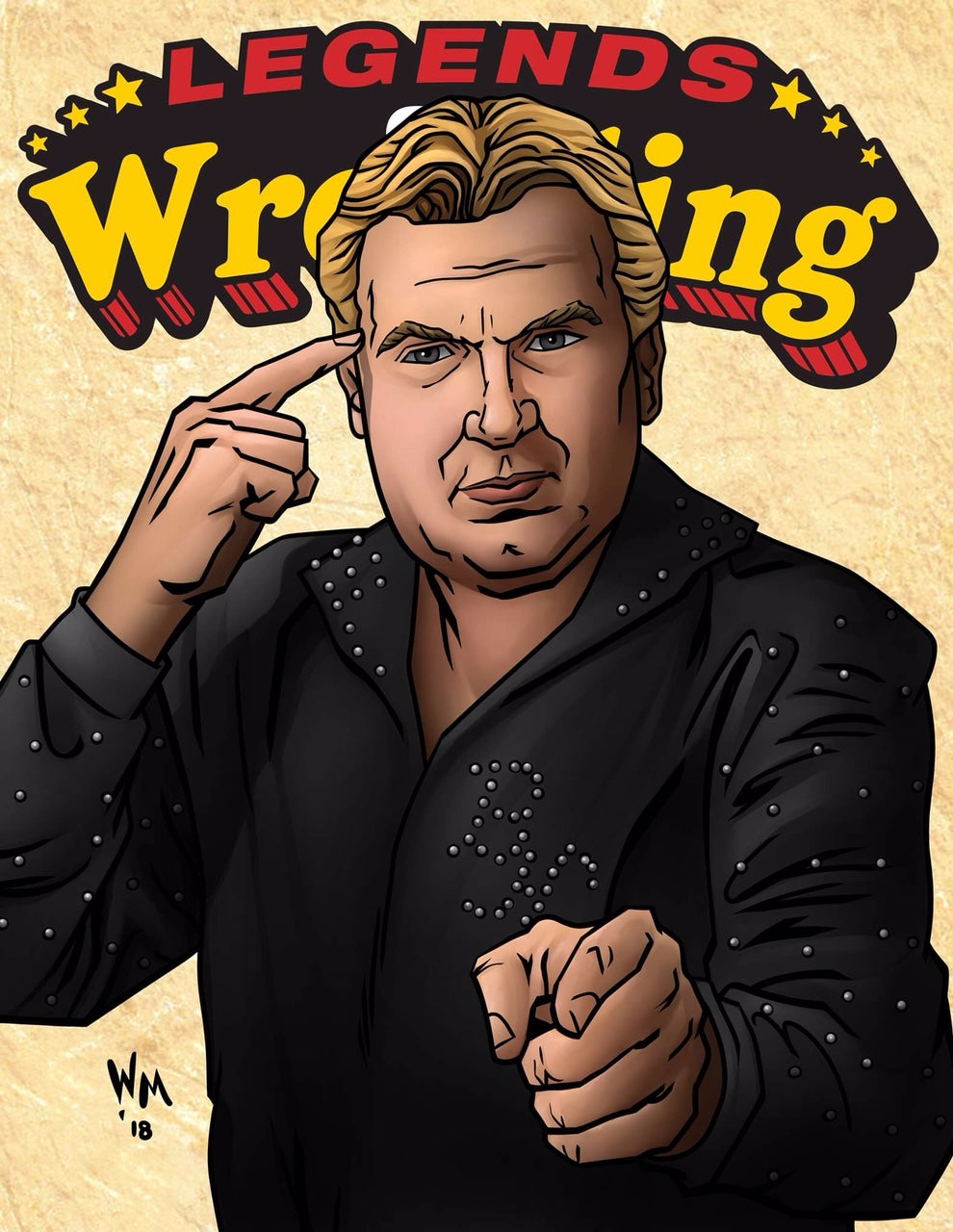 Bobby Heenan Color LE Card image 0