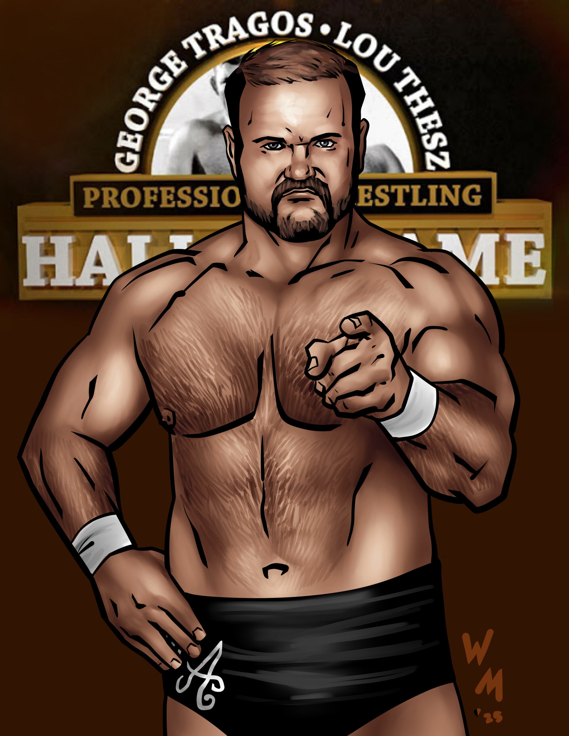 George Tragos-Lou Thesz Professional Wrestling Hall of Fame Game Set 6 image 0